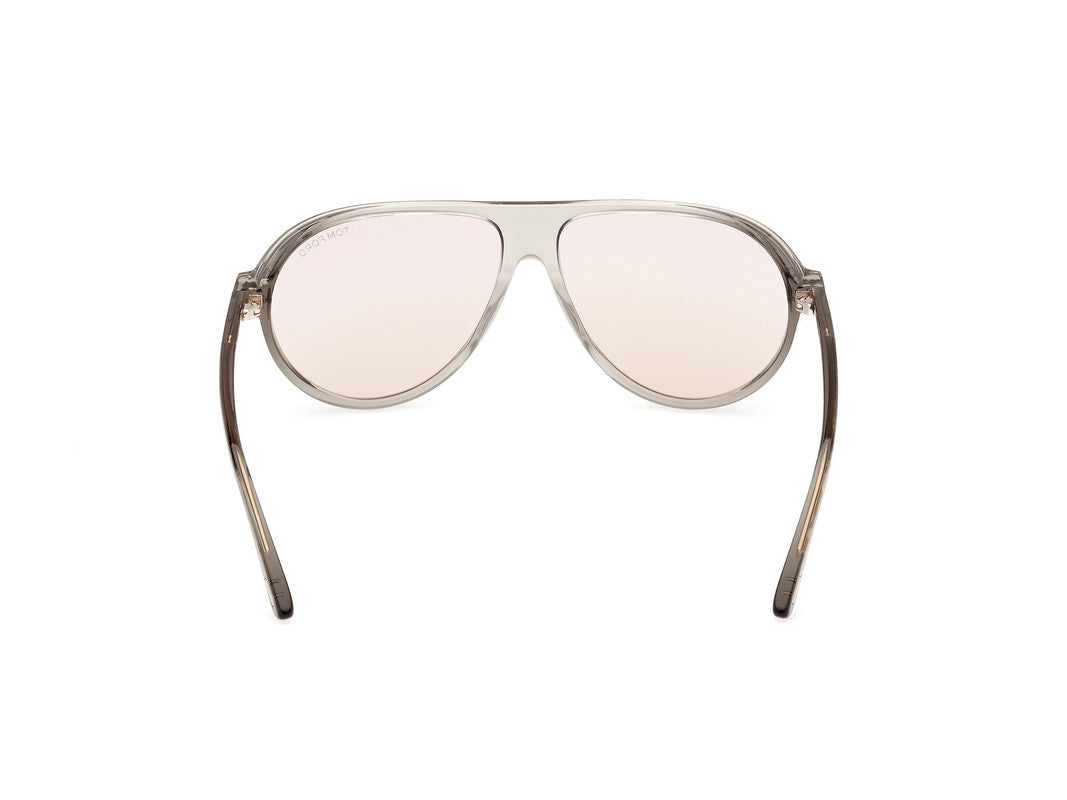 Shiny Light Green Male Sunglasses Tom Ford 889214403377