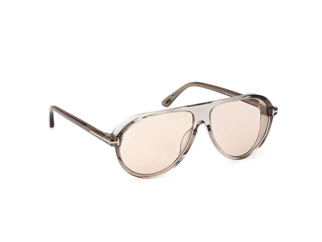 Shiny Light Green Male Sunglasses Tom Ford 889214403377