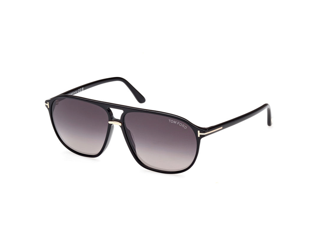 Shiny Black Male Sunglasses Tom Ford 889214403384