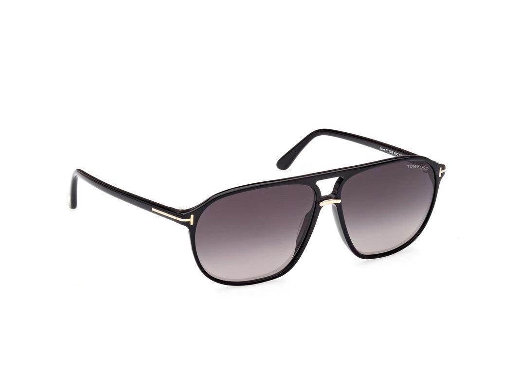 Shiny Black Male Sunglasses Tom Ford 889214403384