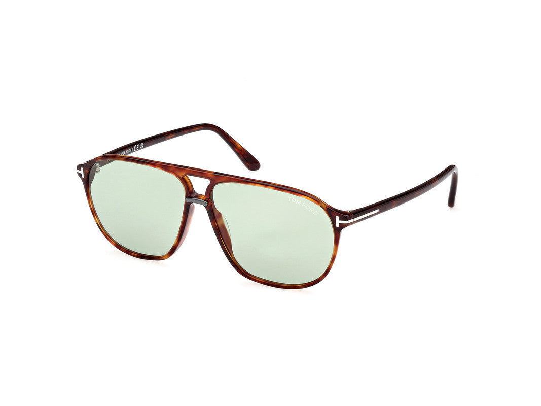 Red Havana Male Sunglasses Tom Ford 889214403414