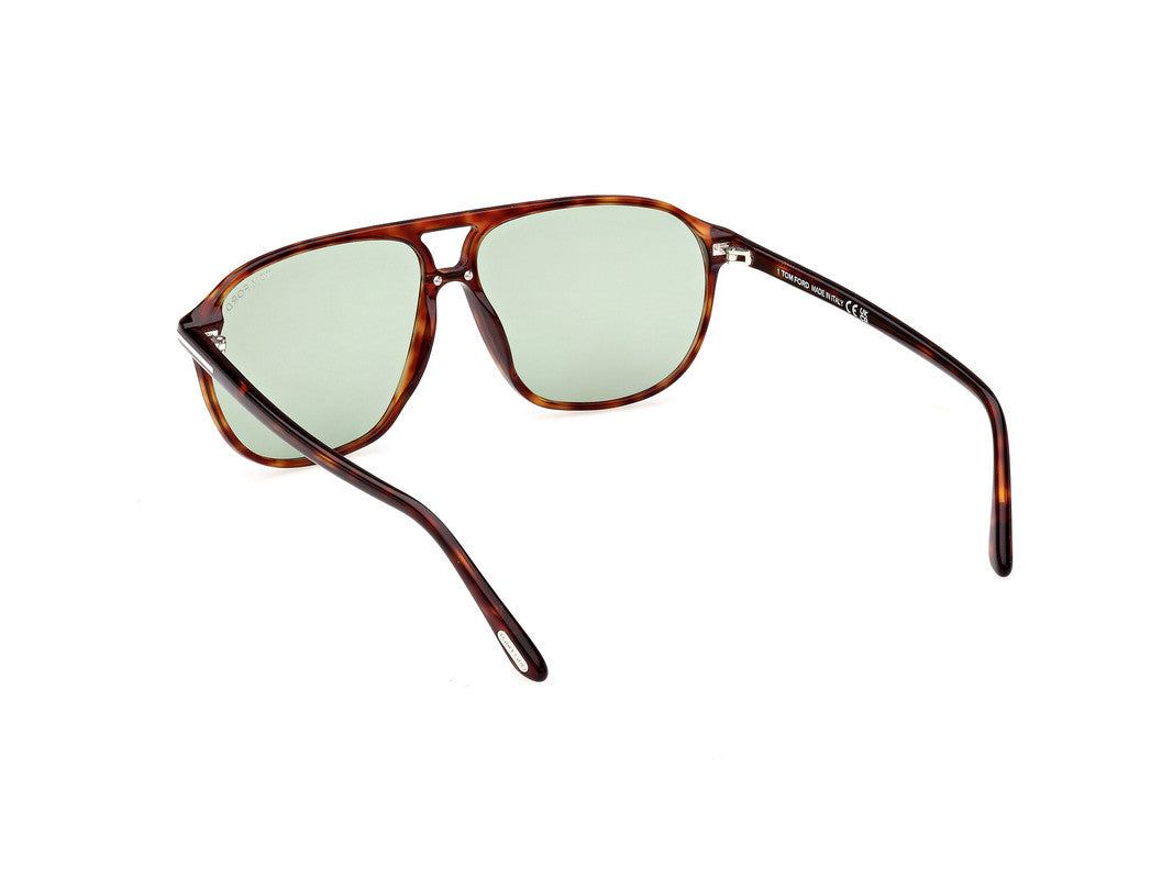 Red Havana Male Sunglasses Tom Ford 889214403414