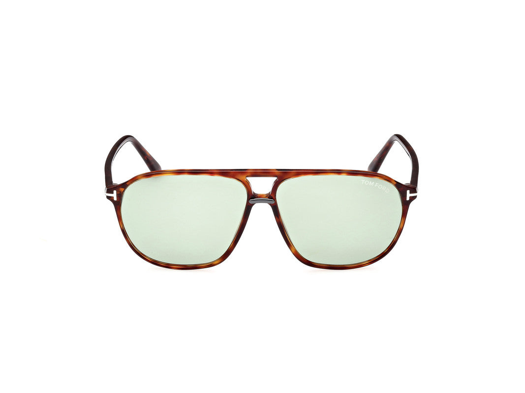 Red Havana Male Sunglasses Tom Ford 889214403414