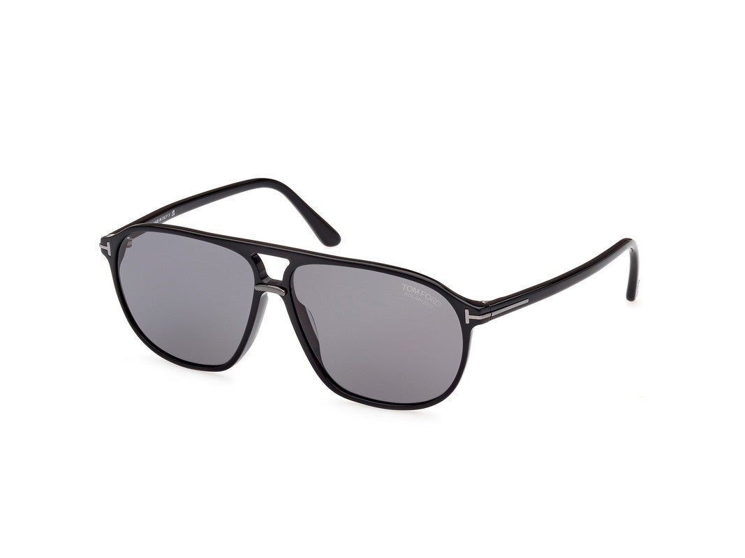 Shiny Black Male Sunglasses Tom Ford 889214403421