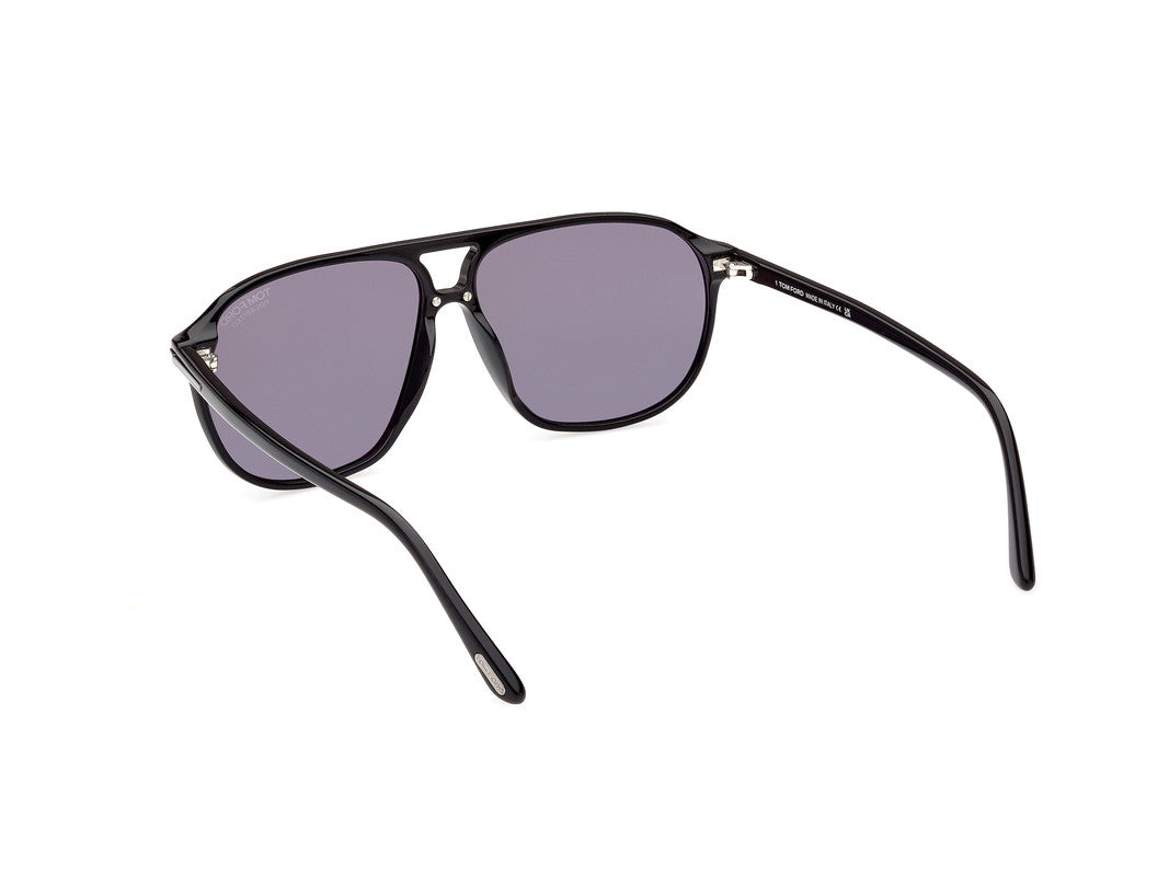 Shiny Black Male Sunglasses Tom Ford 889214403421