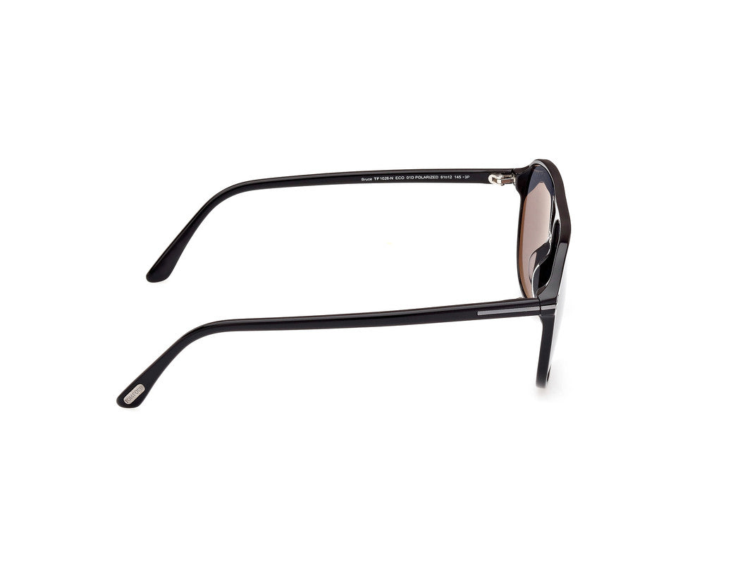Shiny Black Male Sunglasses Tom Ford 889214403421