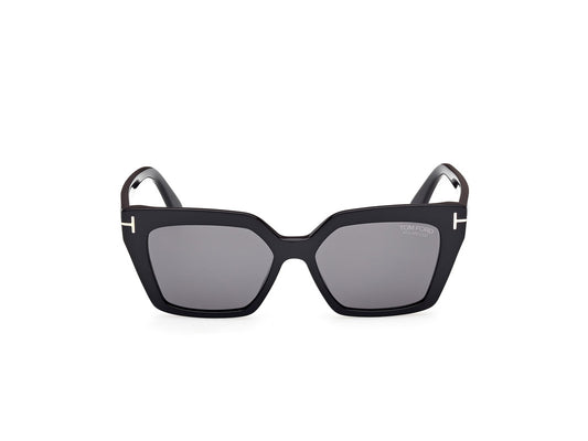 Shiny Black Female Sunglasses Tom Ford 889214544452