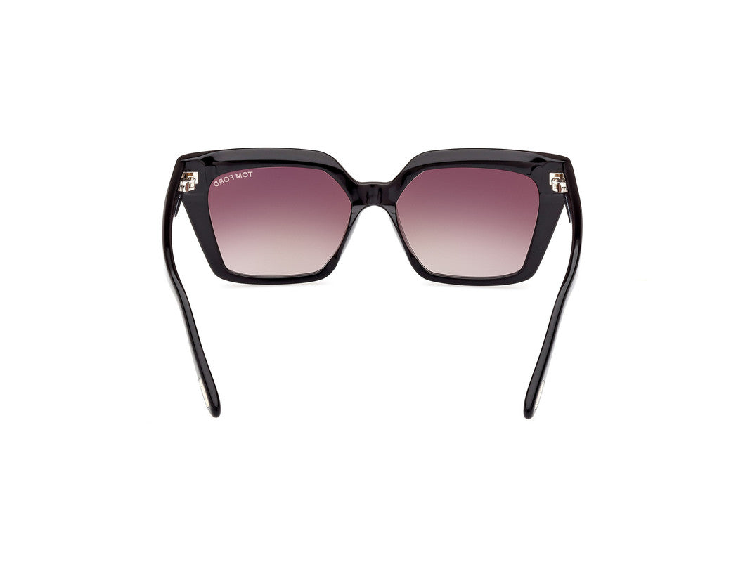 Shiny Black Female Sunglasses Tom Ford 889214403940