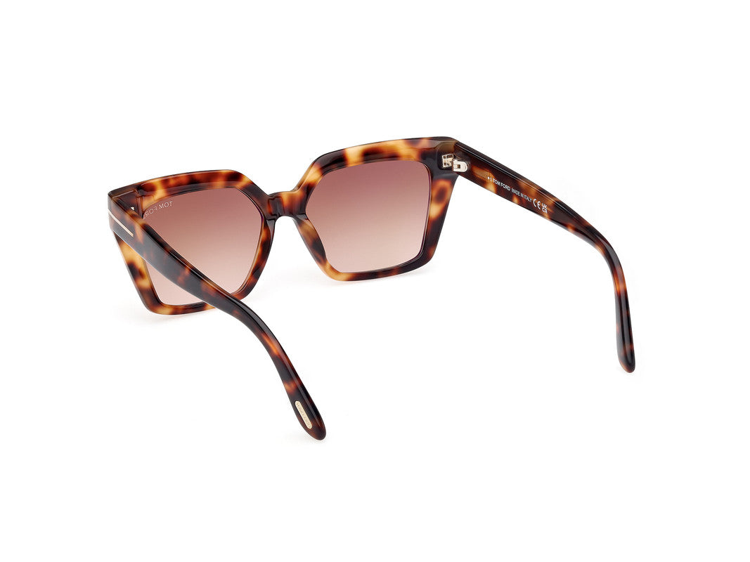 Blonde Havana Female Sunglasses Tom Ford 889214544285