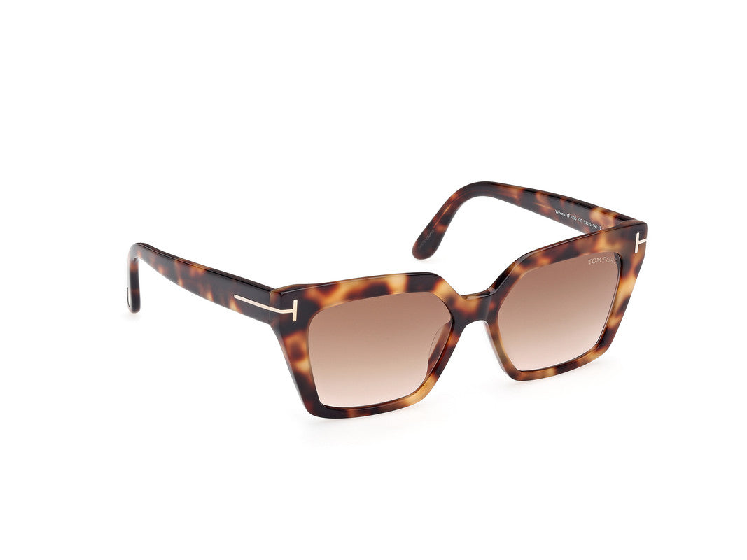 Blonde Havana Female Sunglasses Tom Ford 889214544285