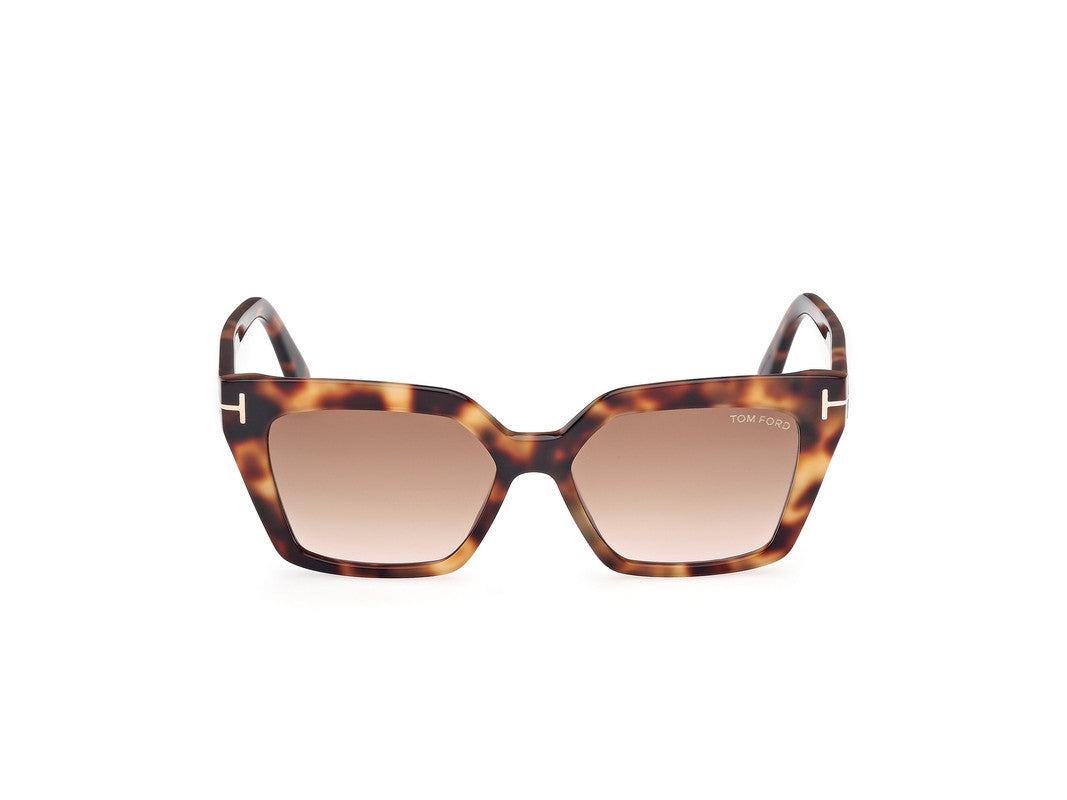 Blonde Havana Female Sunglasses Tom Ford 889214544285