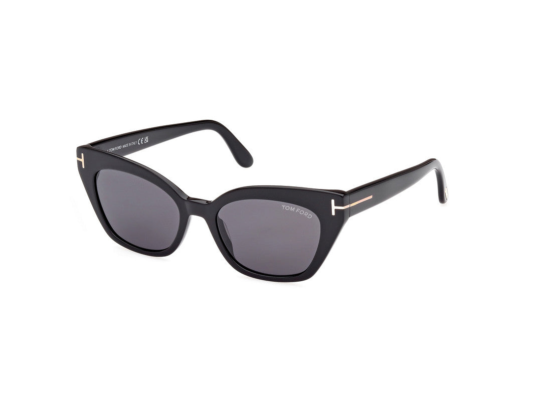 Shiny Black Female Sunglasses Tom Ford 889214403995