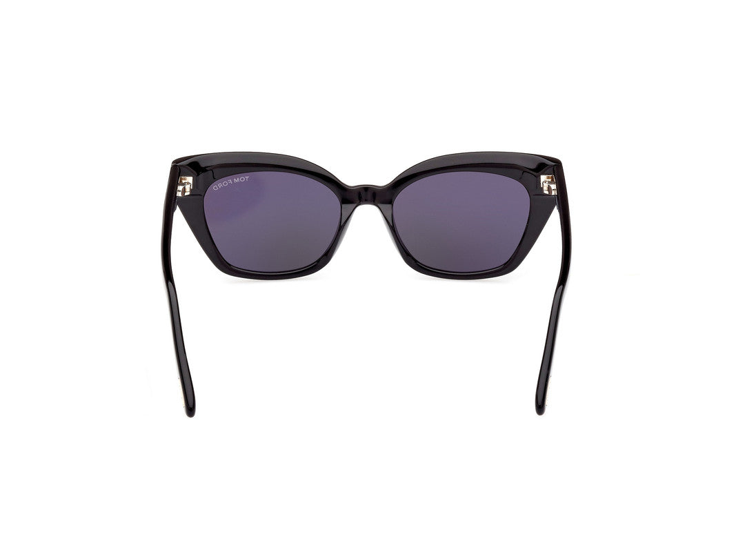 Shiny Black Female Sunglasses Tom Ford 889214403995