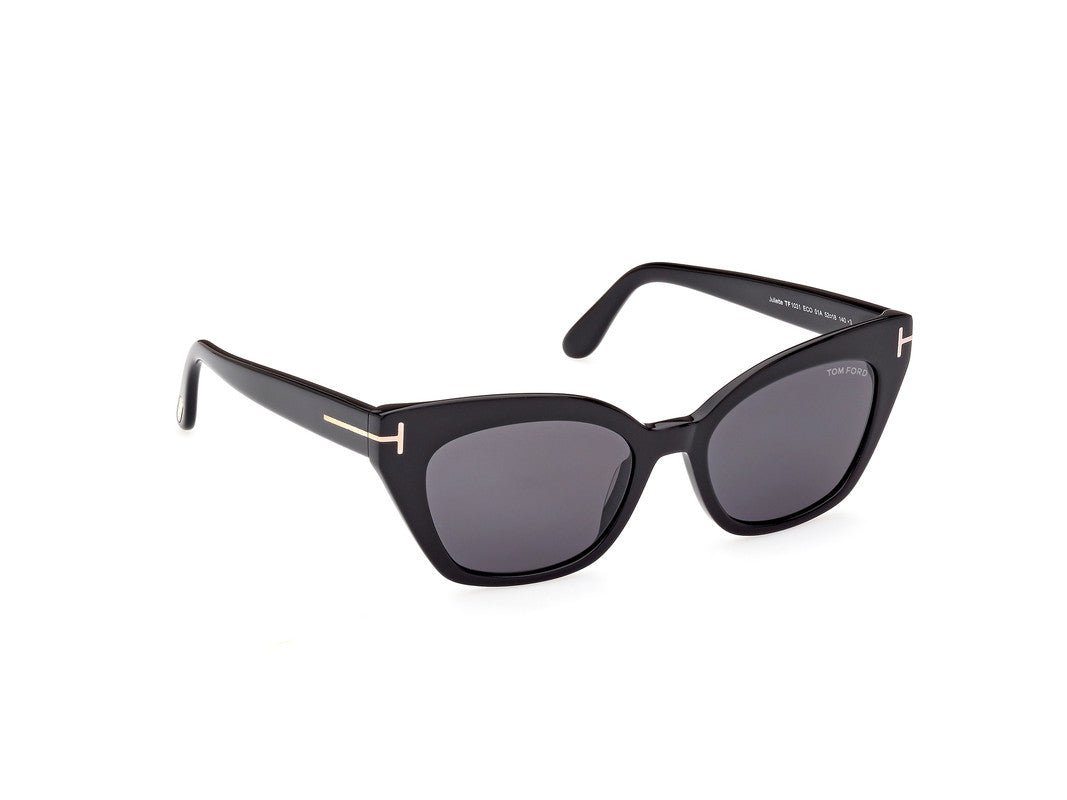 Shiny Black Female Sunglasses Tom Ford 889214403995