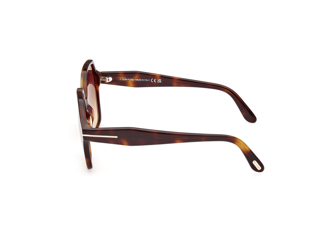 Blonde Havana Female Sunglasses Tom Ford 889214403575