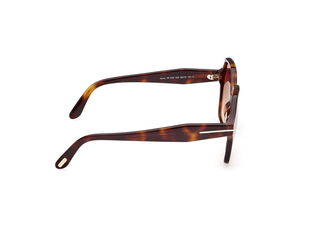 Blonde Havana Female Sunglasses Tom Ford 889214403575