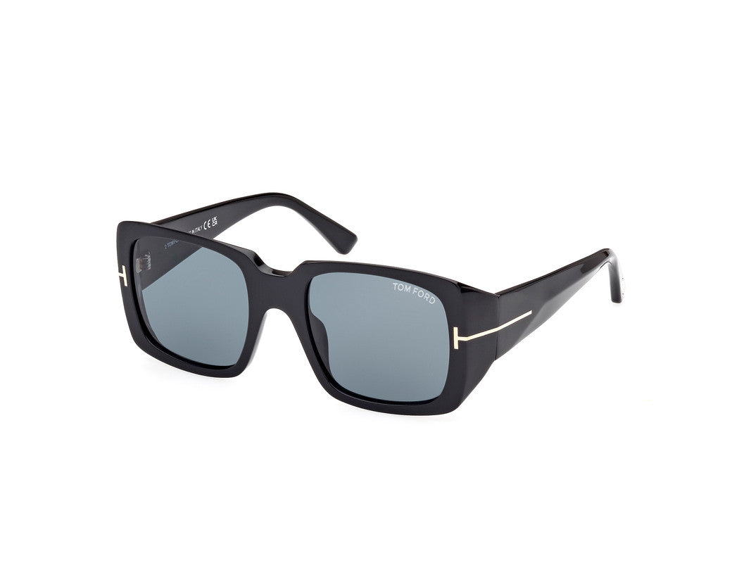 Shiny Black Female Sunglasses Tom Ford 889214403094