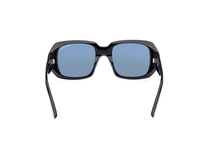 Shiny Black Female Sunglasses Tom Ford 889214403094