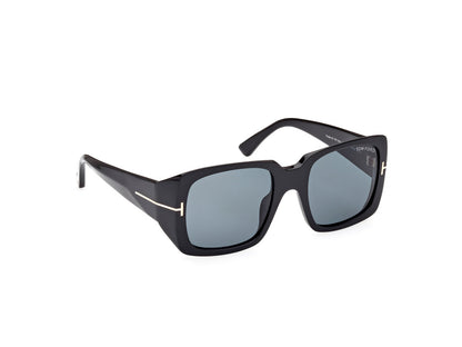 Shiny Black Female Sunglasses Tom Ford 889214403094