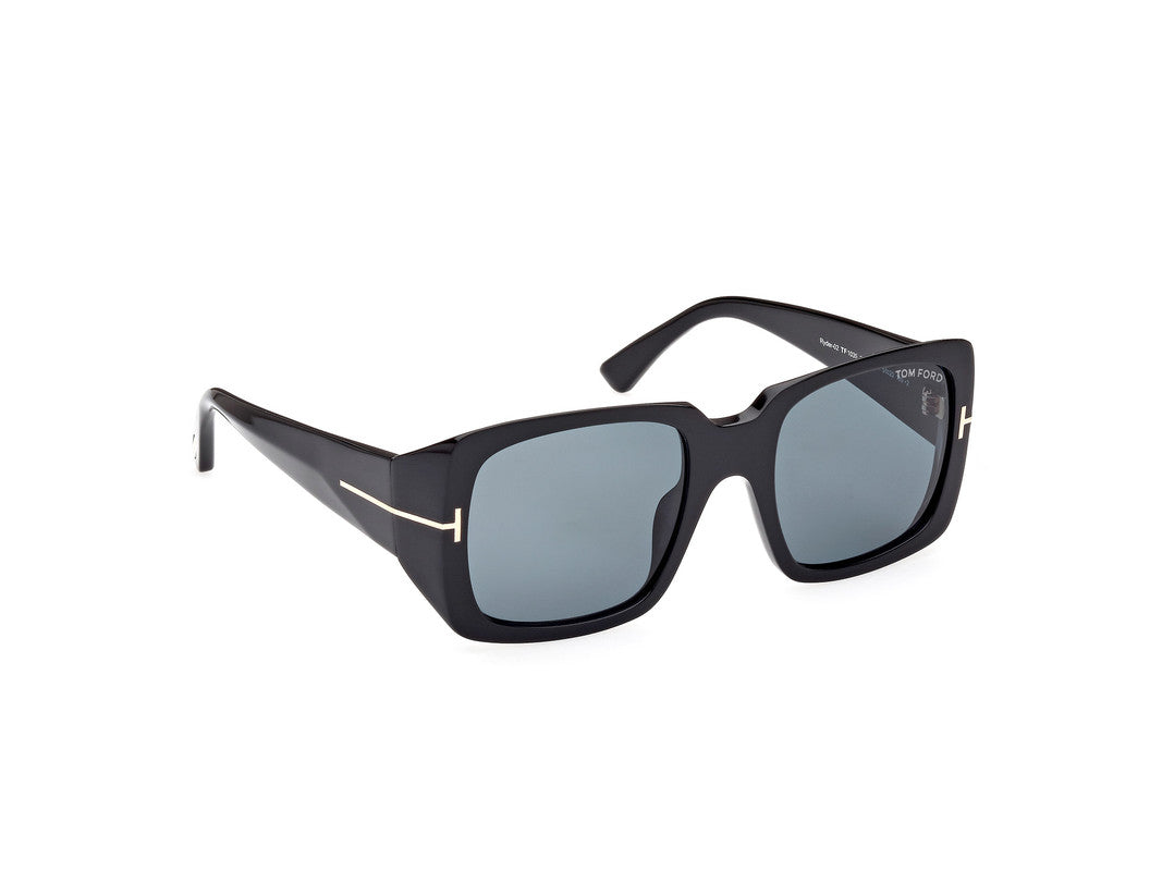 Shiny Black Female Sunglasses Tom Ford 889214403094