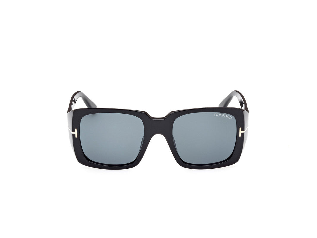 Shiny Black Female Sunglasses Tom Ford 889214403094