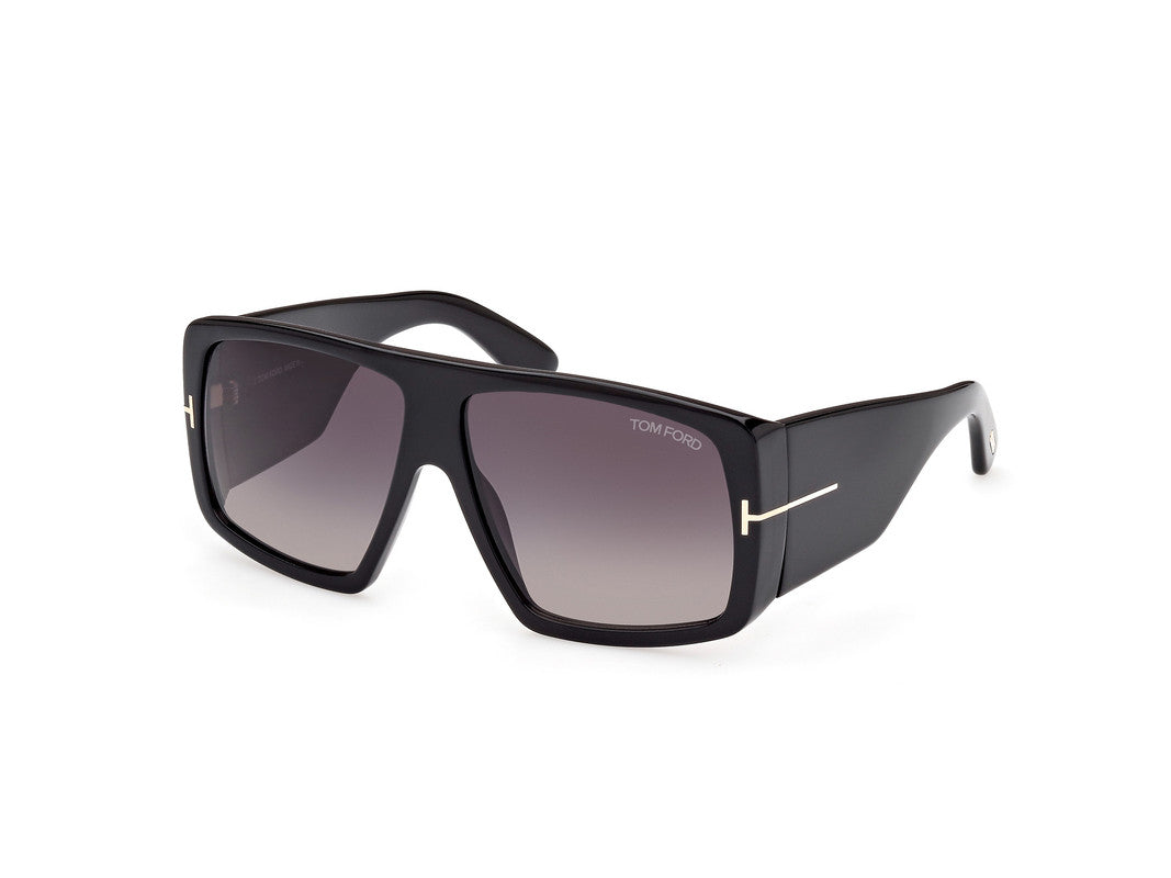 Shiny Black Unisex Sunglasses Tom Ford 889214403742