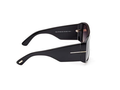 Shiny Black Unisex Sunglasses Tom Ford 889214403742