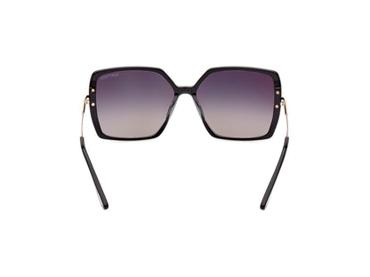 Shiny Black Female Sunglasses Tom Ford 889214403834