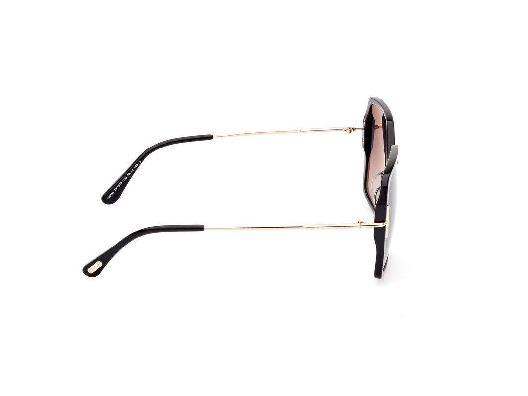 Shiny Black Female Sunglasses Tom Ford 889214403834