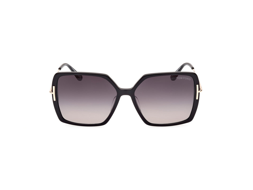 Shiny Black Female Sunglasses Tom Ford 889214403834