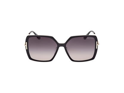 Shiny Black Female Sunglasses Tom Ford 889214403834