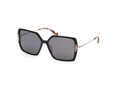 Black/Havana Female Sunglasses Tom Ford 889214542106