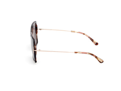 Black/Havana Female Sunglasses Tom Ford 889214542106