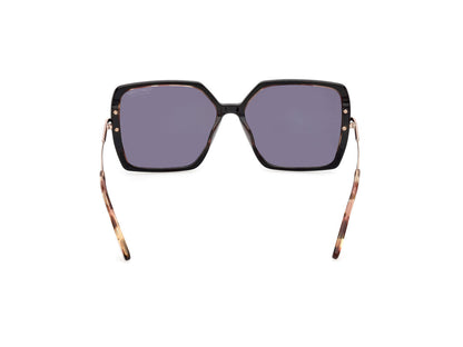 Black/Havana Female Sunglasses Tom Ford 889214542106