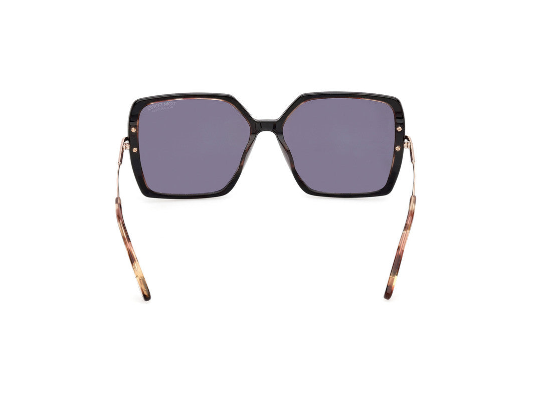 Black/Havana Female Sunglasses Tom Ford 889214542106