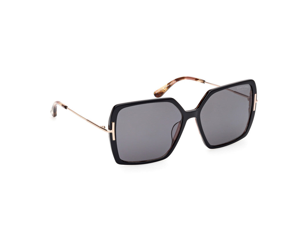 Black/Havana Female Sunglasses Tom Ford 889214542106