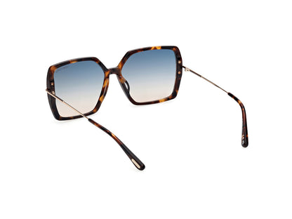 Dark Havana Female Sunglasses Tom Ford 889214542113