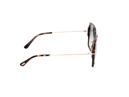 Dark Havana Female Sunglasses Tom Ford 889214542113