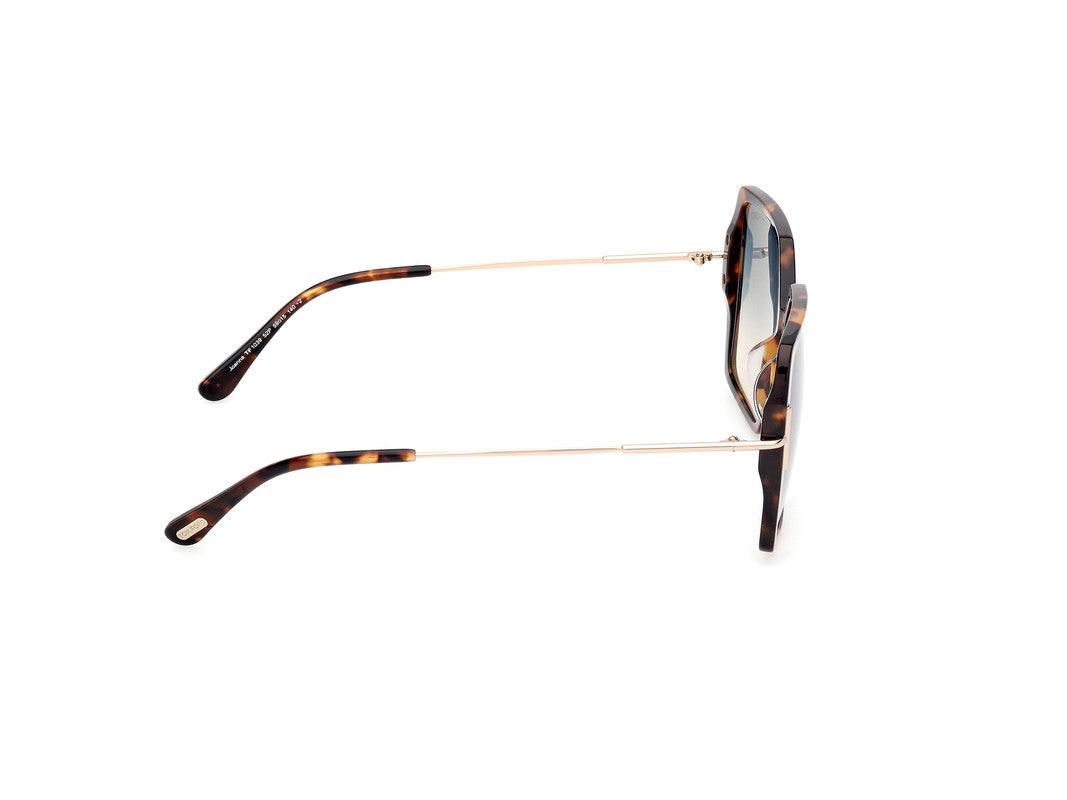 Dark Havana Female Sunglasses Tom Ford 889214542113