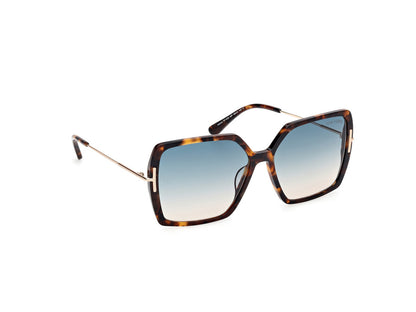 Dark Havana Female Sunglasses Tom Ford 889214542113
