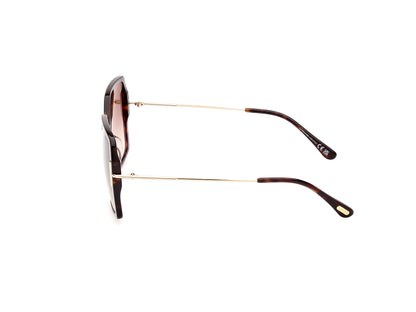 Dark Havana Female Sunglasses Tom Ford 889214403858