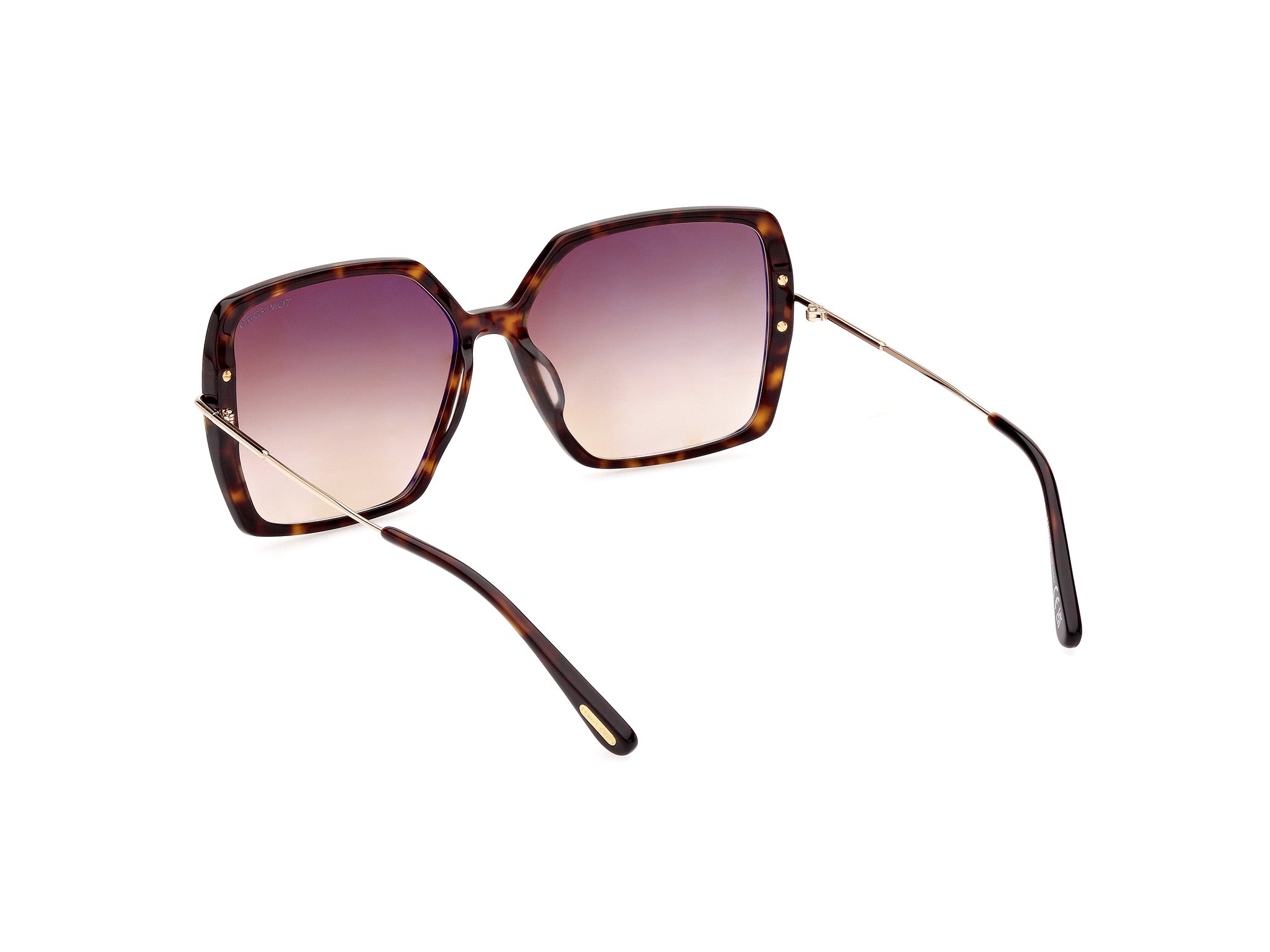 Dark Havana Female Sunglasses Tom Ford 889214403858
