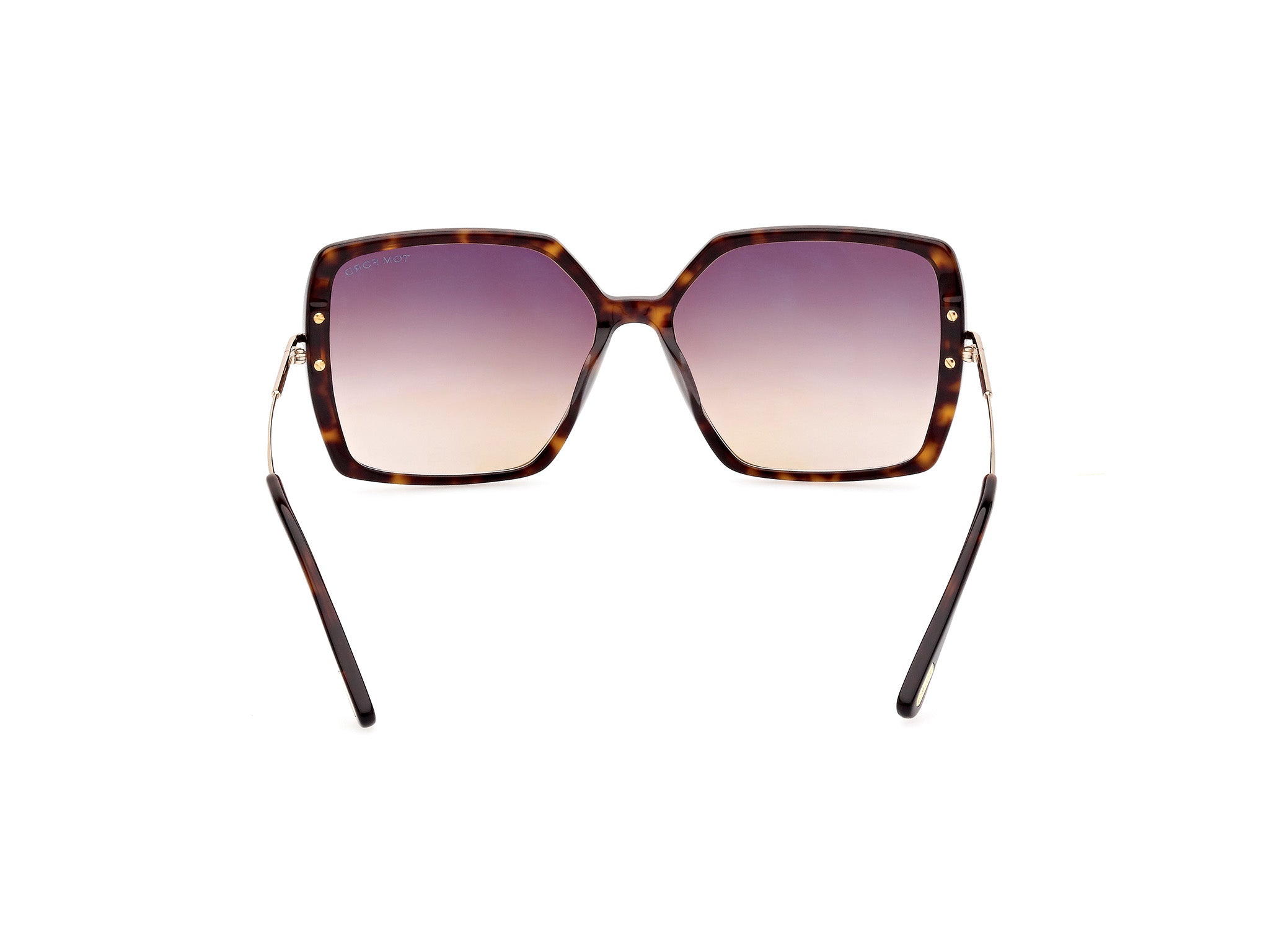 Dark Havana Female Sunglasses Tom Ford 889214403858