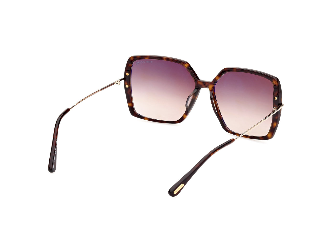 Dark Havana Female Sunglasses Tom Ford 889214403858