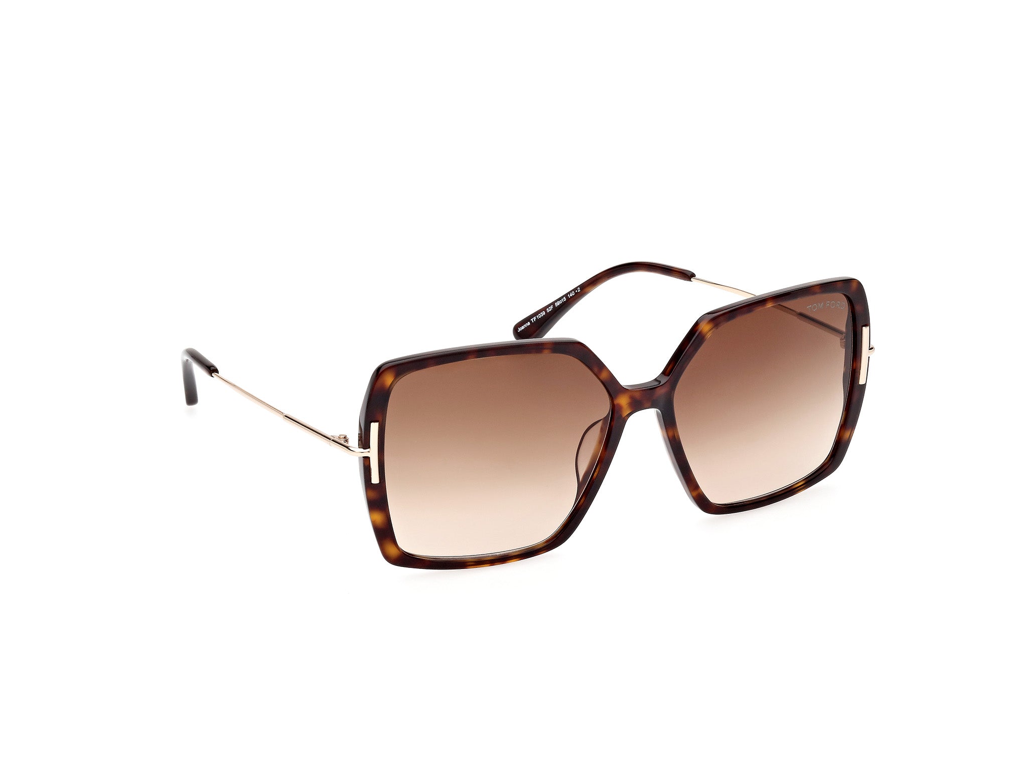 Dark Havana Female Sunglasses Tom Ford 889214403858