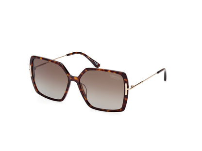Dark Havana Female Sunglasses Tom Ford 889214442406