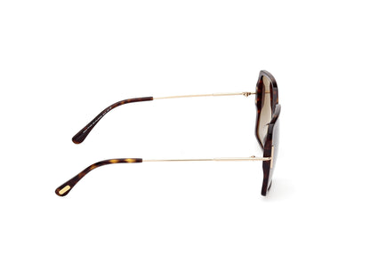 Dark Havana Female Sunglasses Tom Ford 889214442406