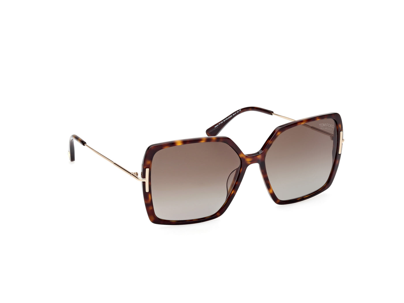 Dark Havana Female Sunglasses Tom Ford 889214442406