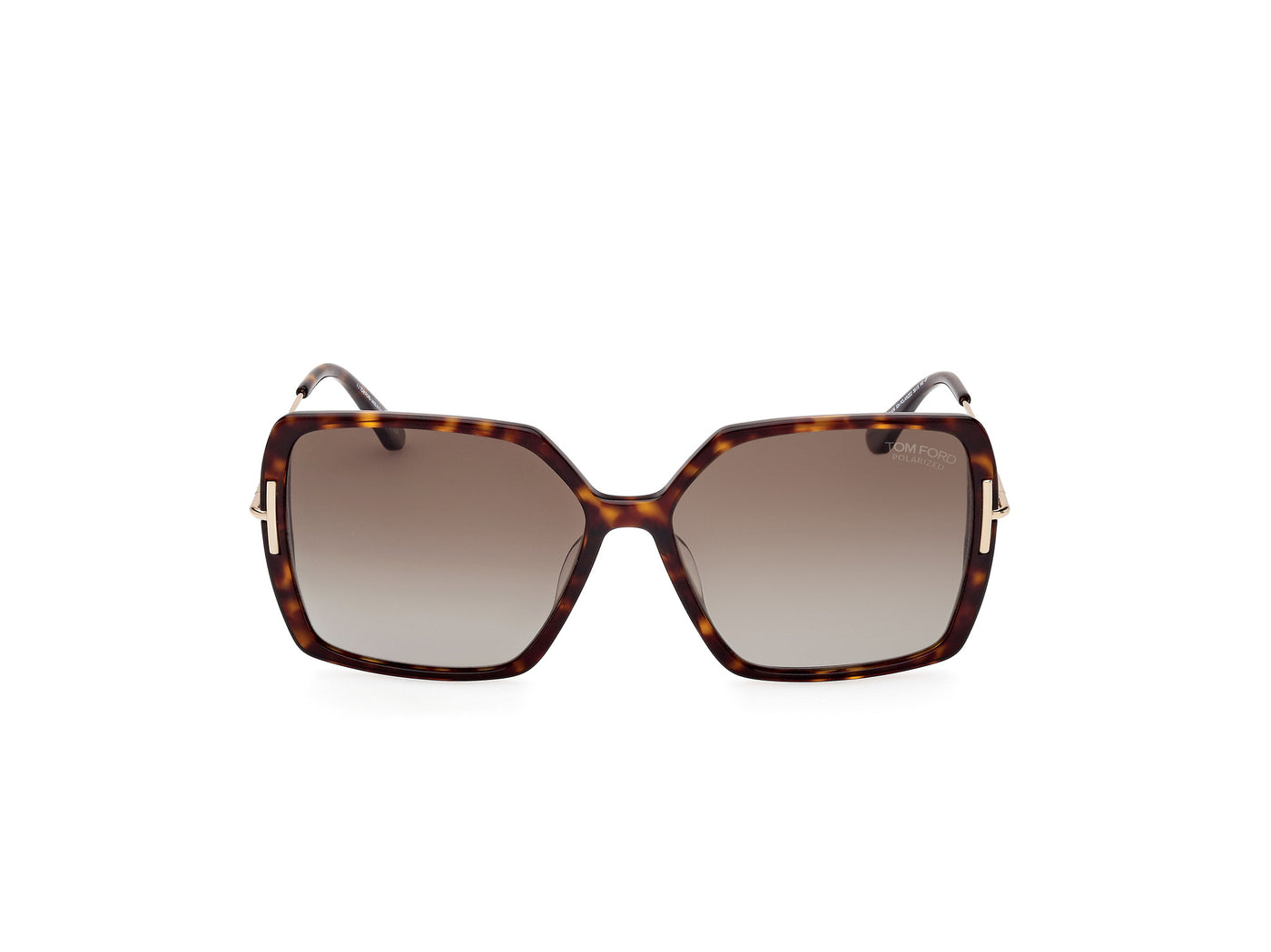 Dark Havana Female Sunglasses Tom Ford 889214442406