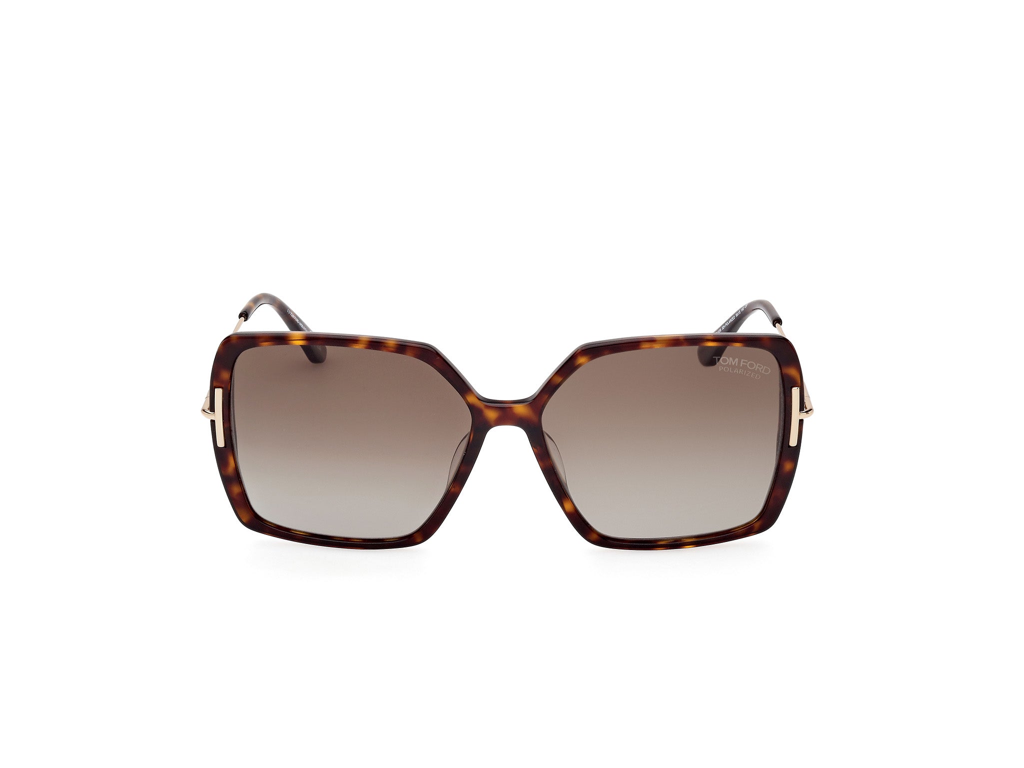 Dark Havana Female Sunglasses Tom Ford 889214442406